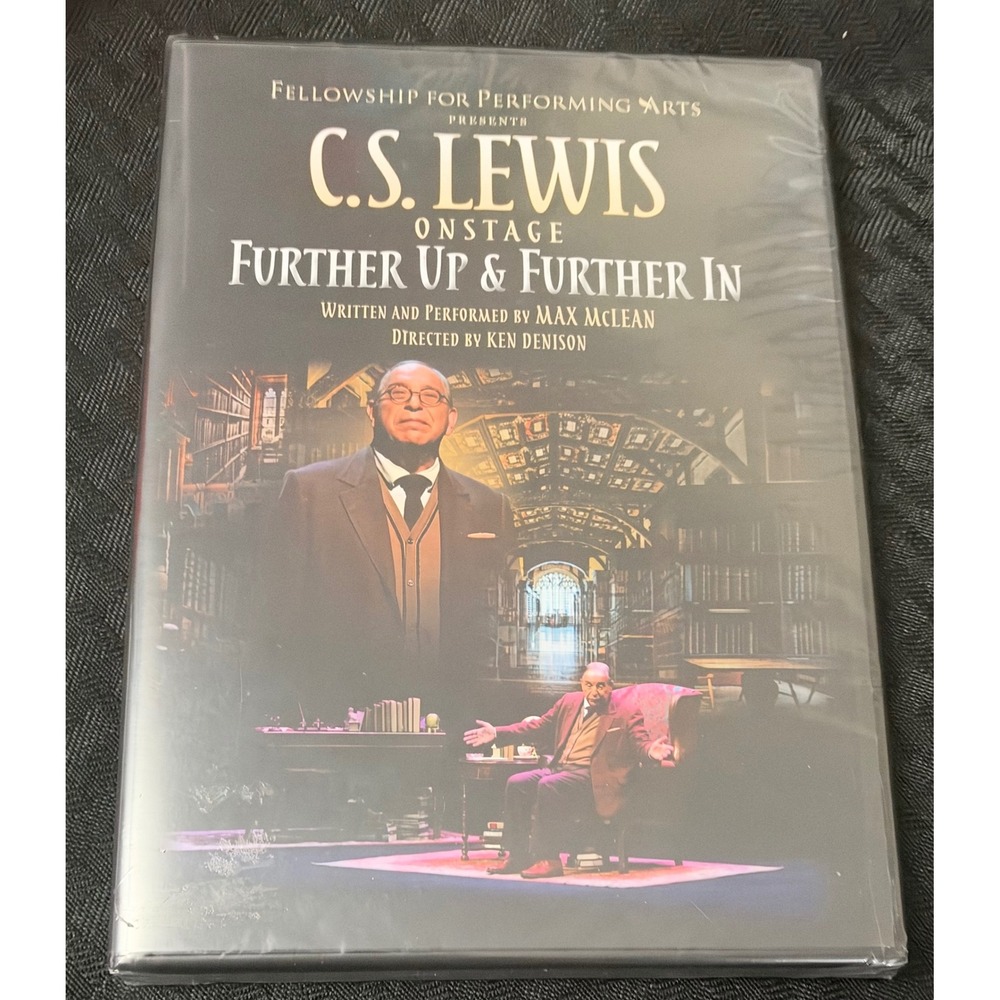 C\.S\. Lewis On Stage Further Up & Further In DVD Max McLean New Factory Sealed